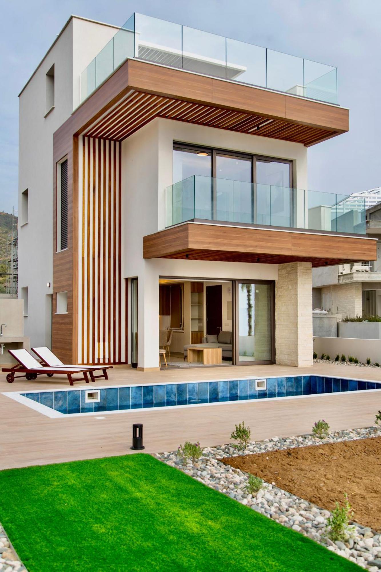 Santa Barbara Seafront Villas W Jacuzzi Pool Paphos Exterior photo