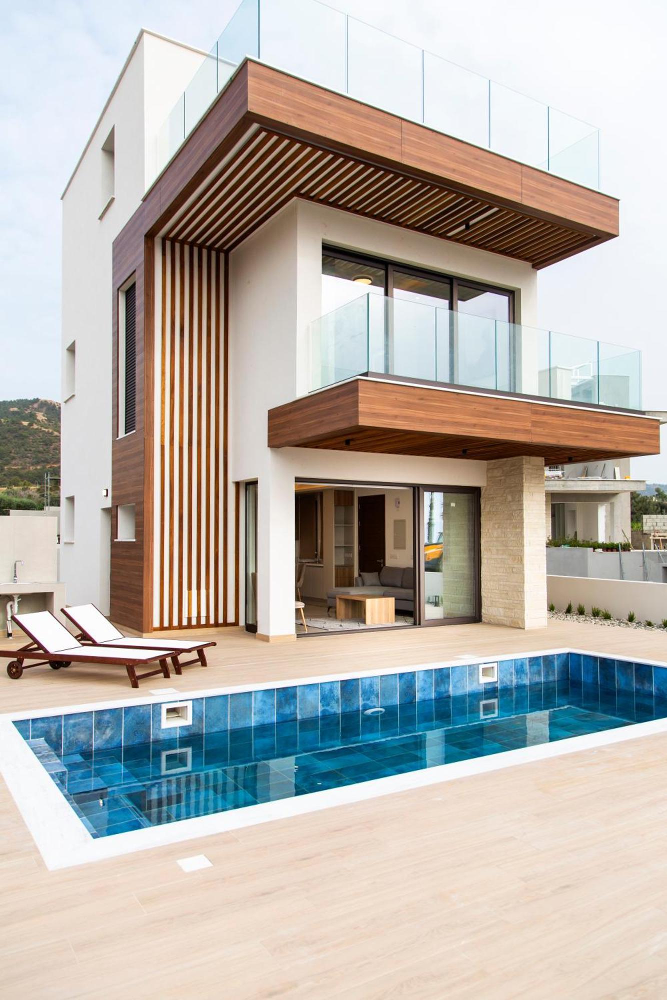 Santa Barbara Seafront Villas W Jacuzzi Pool Paphos Exterior photo